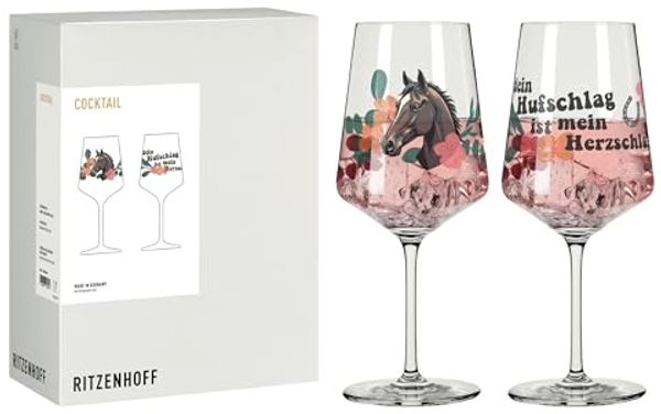 Ritzenhoff Aperitifglas Reitgold, Kristallglas