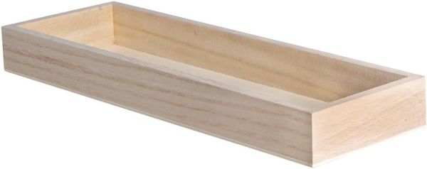 Rayher Tablett Tablett-Schale klein, Sperrholz, Sperrholz, 29,5 x 10,3 x 2,3 cm