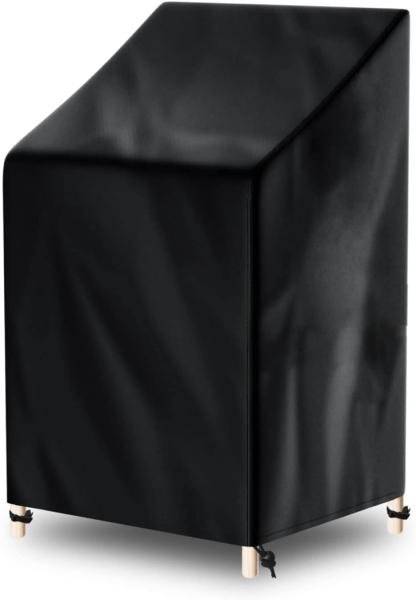 Awnic Gartenstuhl Schutzhülle Abdeckung, 210D Stuhlüberzug Stuhlhüllen Polyester Gewebe Wasserdicht Reißfest 65X75X85X120cm