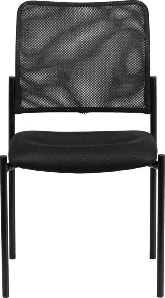 Flash Furniture Jana Comfort Beistellstuhl, stapelbar, Stahl, Schwarz Bild 5