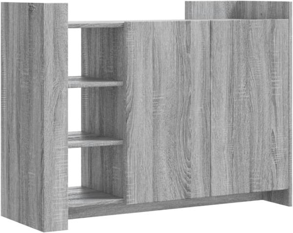 Sideboard Grau Sonoma 100x35x75 cm Holzwerkstoff 848414