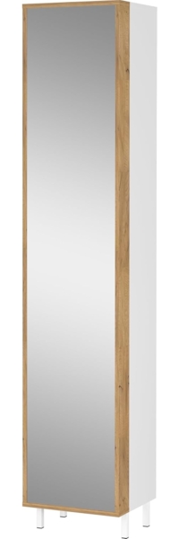 GERMANIA Hochschrank GW-Topeka (1-St) Spiegeltür mit Regalfächern innen, volle Stauraumnutzung, Höhe 195 cm