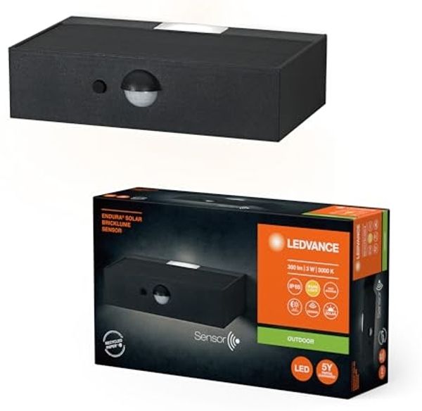 LEDVANCE Endura Style Solar Bricklume Sensor Dunkelgrau