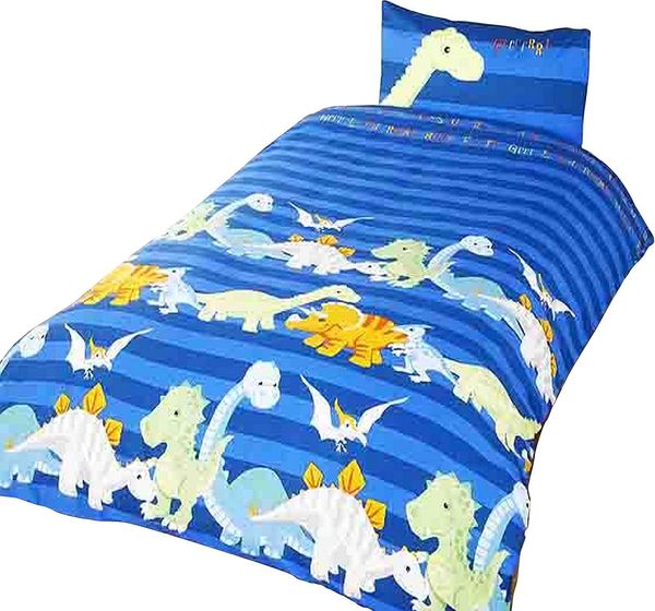 Dinosaurier blaues Bettwäsche
