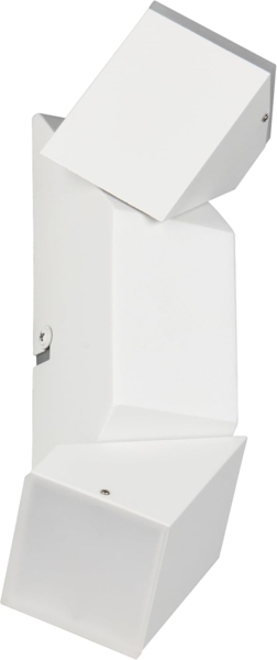 LED Wandleuchte RAGLAN für innen schwenkbar Weiß, Höhe 17cm