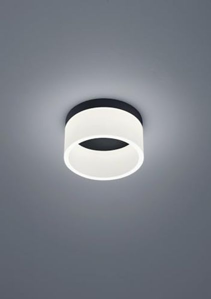 Helestra 'LIV' Deckenleuchte, Metall mattschwarz, Ø 20 cm