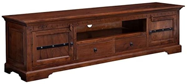 TV-Board Akazie 200x45x55 nougat lackiert OXFORD #326