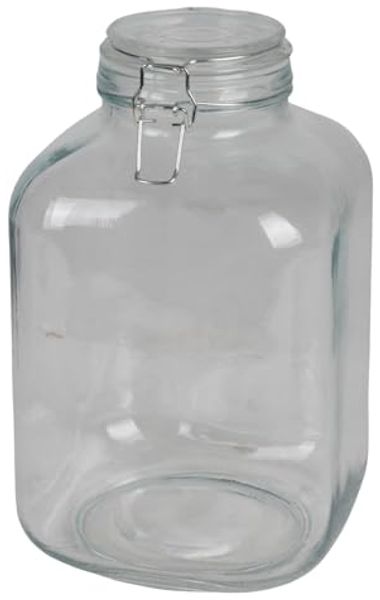 XXL Drahtbügelglas 4,8L Vorratsglas Einmachglas Gurkenglas Rumtopf Bowleglas
