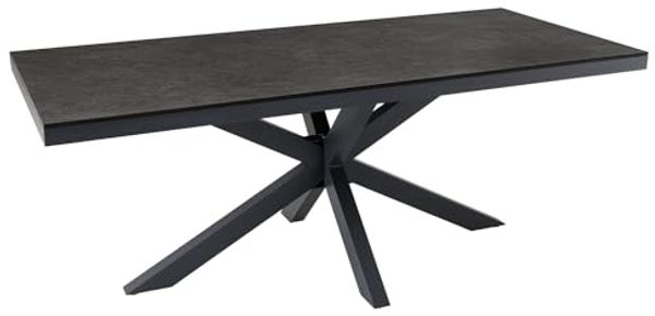 riess-ambiente Gartentisch GALAXIE 200cm anthrazit (Einzelartikel, 1-St), Outdoor · Keramik · Aluminium · Terrasse · wetterfest · Modern Design