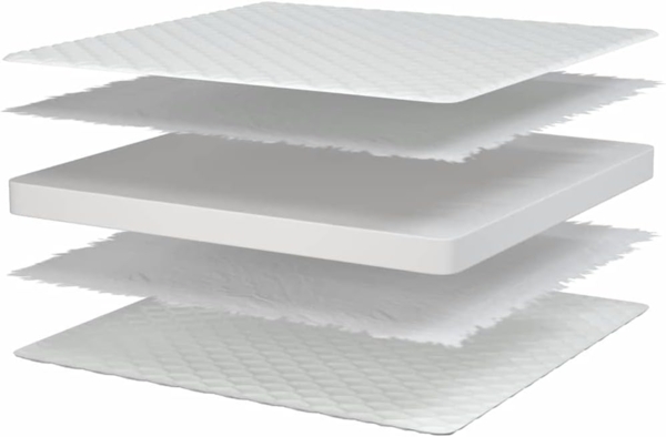 vidaXL Memory-Schaum-Matratze 200x200x17 cm Weich Weiß 4013421 Bild 7