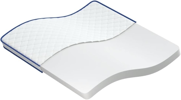 vidaXL Memory-Schaum-Matratze 200x200x17 cm Weich Weiß 4013421 Bild 3