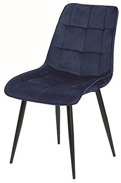 Selsey Polsterstuhl, Dunkelblau, 91 x 50 x 49, 5903025427706
