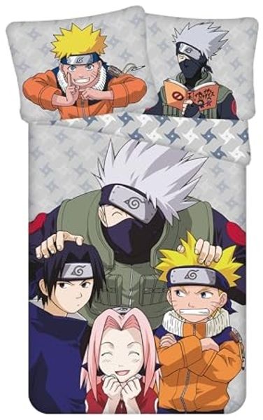 Naruto Design Kuschelige Bettwäsche Baumwolle, 140x200 cm & 70x90 cm
