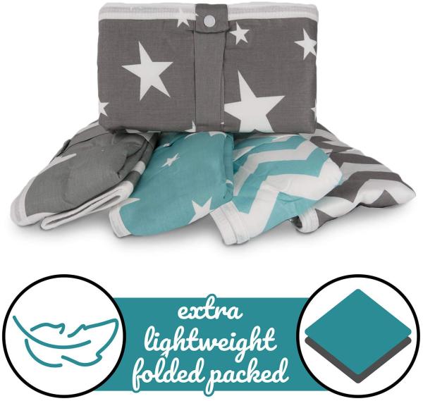 all Kids United Wickelauflage Wickelunterlage Baby Wickel-Decke, atmungsaktive, waschbare Unterlage Bild 2