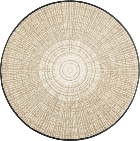 wash+dry by Kleen-Tex Teppich Cascara beige, rund, Höhe: 7 mm