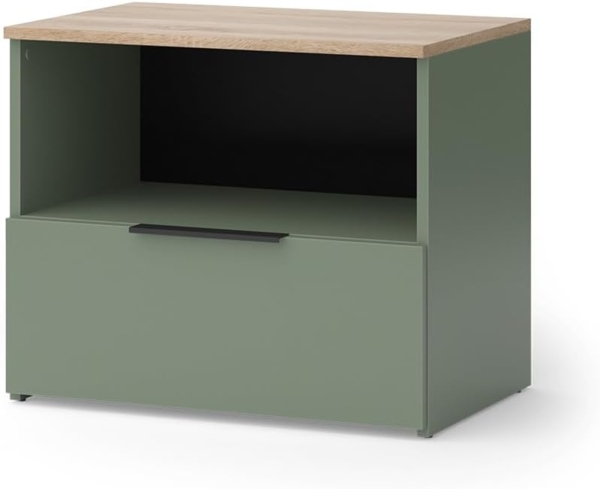 Kommode Wido Grün 60 x 50 cm mit klappe Vicco Bild 1