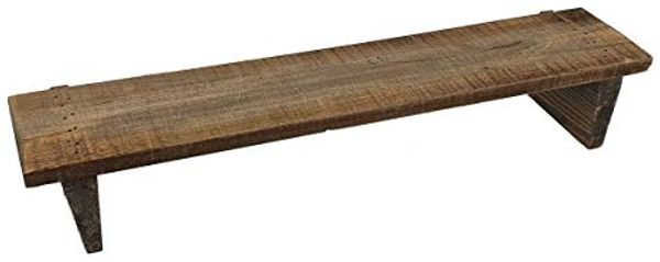 Spetebo Wandregal Wandregal 58 cm mit Beinen - aus altem Holz