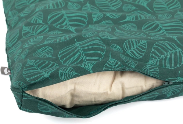 bodhi Meditationskissen Maharaja Collection: Meditationsmatte ZABUTON, deep green Bild 2