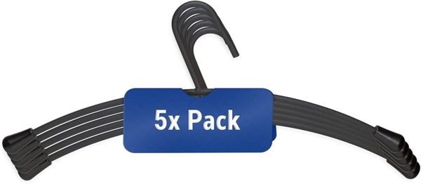 MAUL Kleiderbügel schwarz, 5 St.