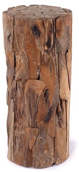CREEDWOOD Dekosäule BLUMEN SÄULE "MALEA 80", Treibholz, 80cm, Deko Pflanzen Podest
