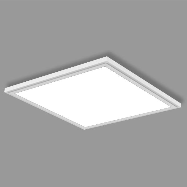 BRILONER - LED Deckenlampe ultraflach, neutralweiße Lichtfarbe, 22Watt, 2300 Lumen, LED Lampe, LED Deckenleuchte, Wohnzimmerlampe, LED Panel, Küchenlampe, Deckenbeleuchtung, 44,5x44,5x6 cm, Weiß