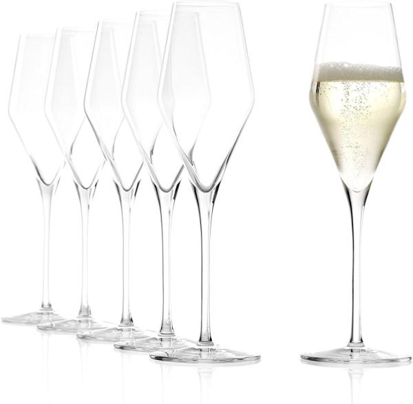 Stölzle Lausitz QUATROPHIL Champagnerglas 290 ml 6er Set