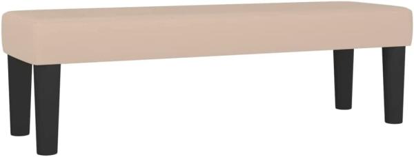 vidaXL Sitzbank Cappuccino-Braun 100x30x30 cm Kunstleder 346665