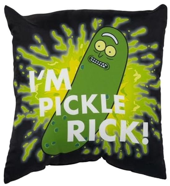 United Labels® Dekokissen Rick and Morty Pickle Rick Kissen Zierkissen Kopfkissen 40x40 cm