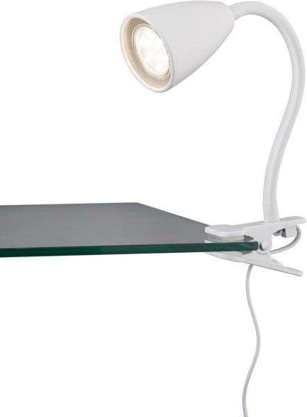 lightling Klemmleuchte Sandra, ohne Leuchtmittel, mit Schnurschalter, flexibel, IP20