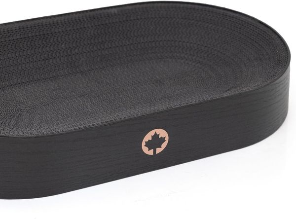 Canadian Cat Company Kratzbrett Apollo, Katzenbett aus Wellpappe, Black Edition, ca. 63 x 35 x 10 cm Bild 7