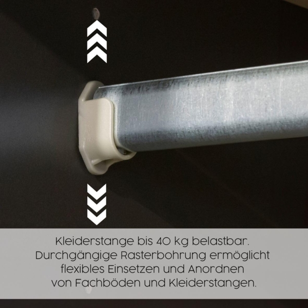 rauch Kleiderschrank VOYAGER Otto´s Choice Garderobe Wäscheschrank TOPSELLER Schlafzimmer (in 3 verschiedenen Ausstattungen BASIC/CLASSIC/PREMIUM) Schrank mit modernen Griffen in viel Stauraum MADE IN GERMANY Bild 12