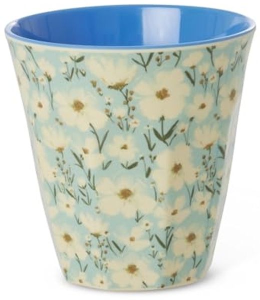 Rice Melamin Becher Summer Bloom Medium Melaminbecher Mint Blumenmuster Print