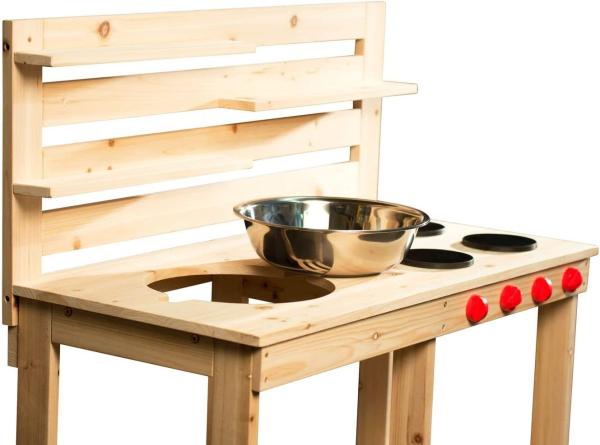 Coemo Matschküche Outdoor-Küche Garten-Spieltisch für Kinder Bild 4