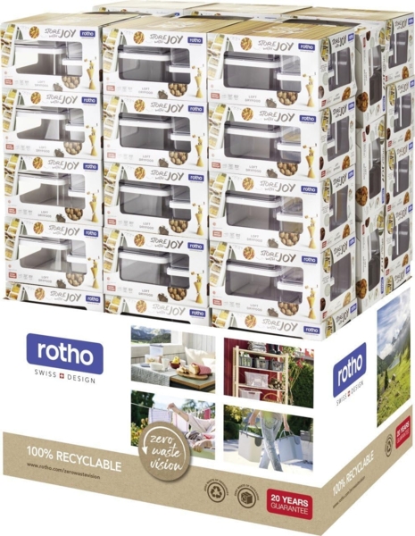 Rotho Premium Vorratsdosen-Set LOFT 5 tlg. transparent, Frischhaltedosen Bild 2