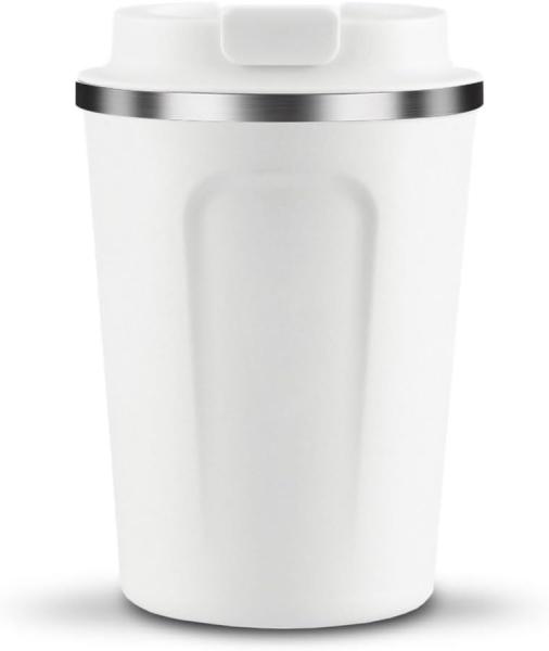 Asobu - Cafe Compact White - Thermal mug 380 ml