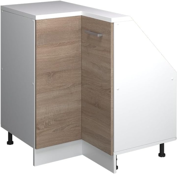 Eck-Küchenschrank für Dachschrägen R-Line Sonoma 75.6 cm mit 1 Tür Vicco