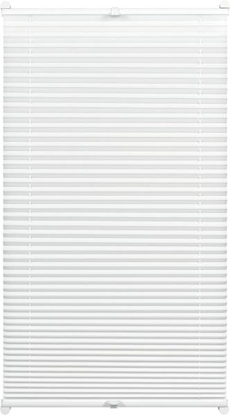 Gardinia EasyFix Plissee, mit 2 Bedienschienen, Weiß, 130x40 cm Bild 1