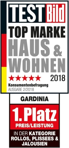 Gardinia EasyFix Plissee, mit 2 Bedienschienen, Weiß, 130x40 cm Bild 9