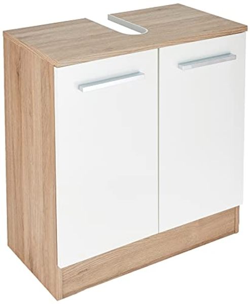 Pelipal Quickset 380 Waschbeckenunterschrank, Holzdekor, Sanremo Eiche Terra Quer Nachbildung, 33,0 x 60,0 x 62,0 cm