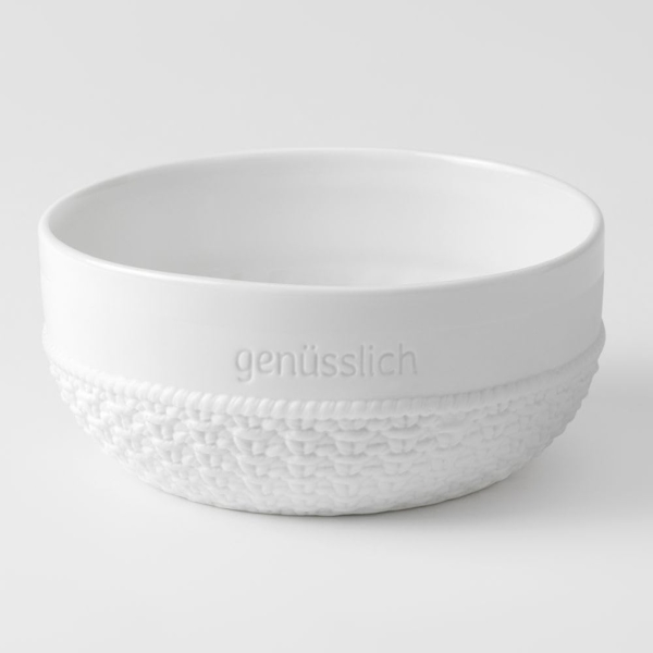 Räder Strick Schale Genüsslich D:14cm H:6,5cm