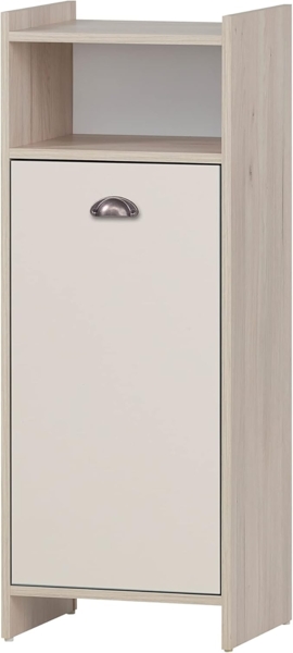 Schildmeyer Highboard Lindholm 155293, Sandeiche Dekor/Cremebeige, 40,2 x 33 x 104 cm