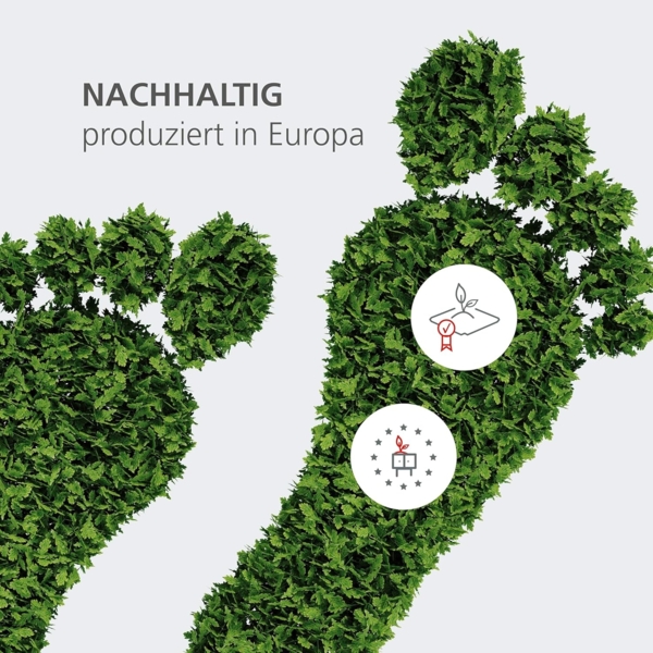 BARI Schuhschrank in Weiß, Artisan Eiche Optik FSC-zertifiziert - Moderner Garderobenschrank mit viel Stauraum für Ihre Schuhe - 78 x 202 x 38 cm (B/H/T) Bild 7