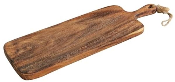 Auswahl - Zassenhaus Servierbrett Servierplatte Schneidebrett Vesperbrett Akazie Griff-Servierbrett 60cm