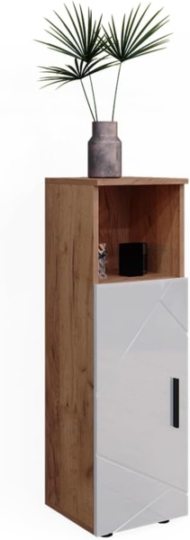 Vicco 'Irma' Midischrank, Holz, Eiche, 95 x 30 x 30 cm Bild 8