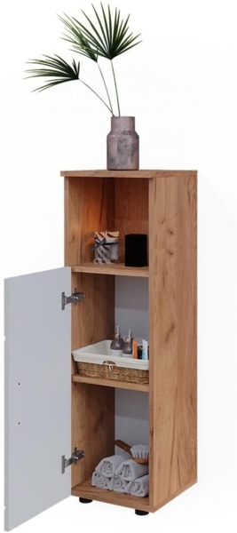 Vicco 'Irma' Midischrank, Holz, Eiche, 95 x 30 x 30 cm Bild 7