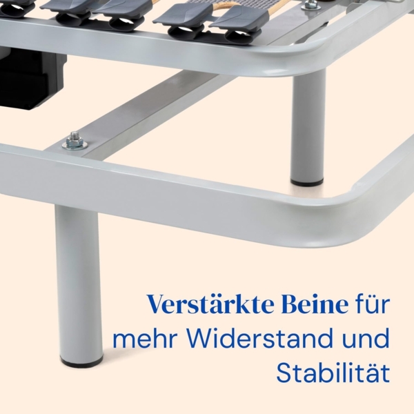 Geriafy - Elektrisch Verstellbarer Lattenrost Home Silver | 90x190 cm | Verstärkt und kompakt | Kabelgebundene Fernbedienung Bild 6