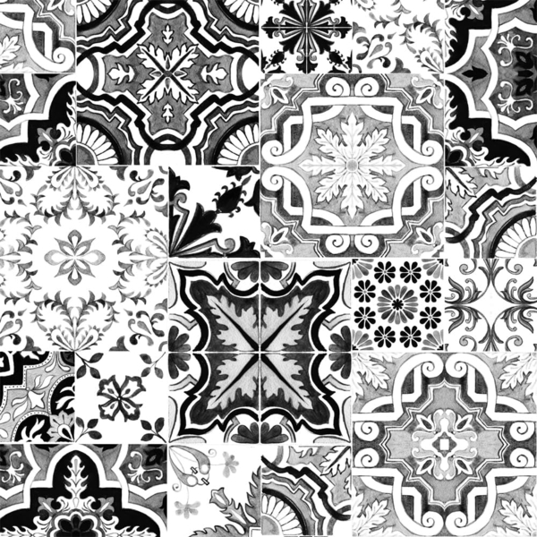 PETTI Artigiani Italiani - Tischdecke, schmutzabweisend, rechteckig, geometrisches Design Vietri Schwarz X6 Sitzer (140x180 cm), 100% Made in Italy Bild 5