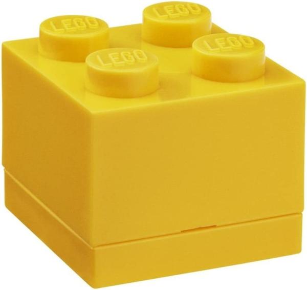 Lego 'Storage Brick' 4 Noppen 4,6x4,3 cm Polypropylen gelb