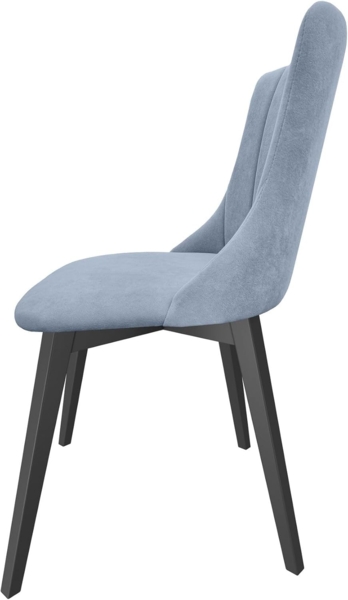 Gemütlicher Polstersessel graues Polster schwarze Stuhlbeine V-90.71-60SwP38Einzelstück Bild 6