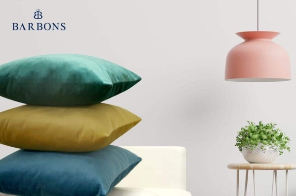 BARBONS Kissenbezug 45x45 2er Set – Samt Dekokissenbezug weiche Kissenbezüge Kissenhülle mit Reißverschluss Kopfkissenbezug (45x45, Petrol) Bild 5